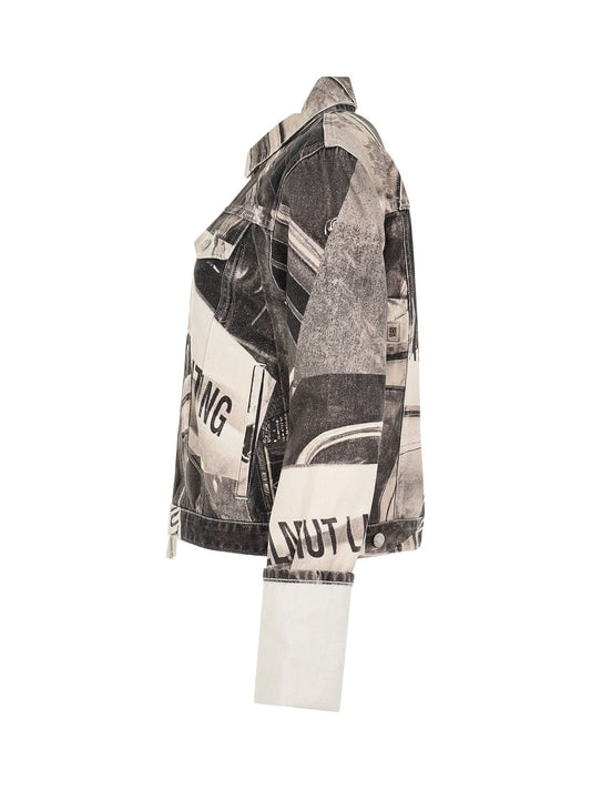 HELMUT LANG Helmut Lang Cuff Zip Trucker (Black)