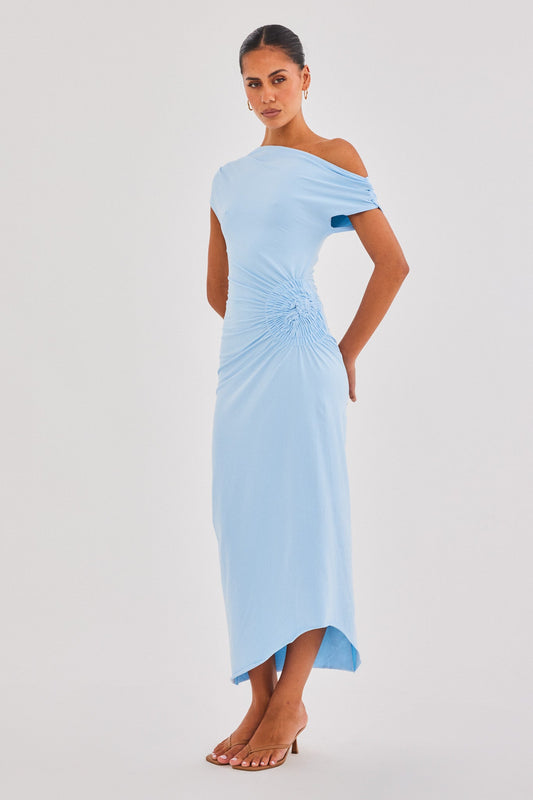 SNDYS OLIVIDAE MAXI DRESS (Sky Blue)