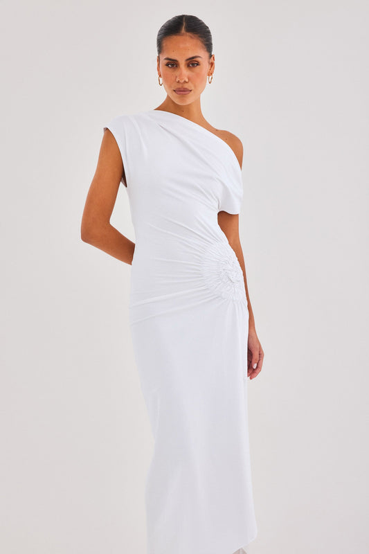 SNDYS OLIVIDAE MAXI DRESS (White)