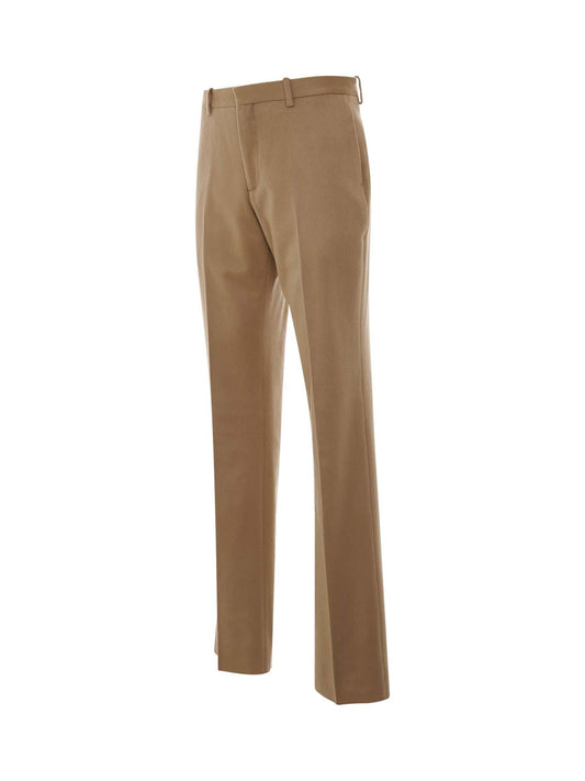 OFF-WHITE Tags Cashmere Slim Pant (Brown)