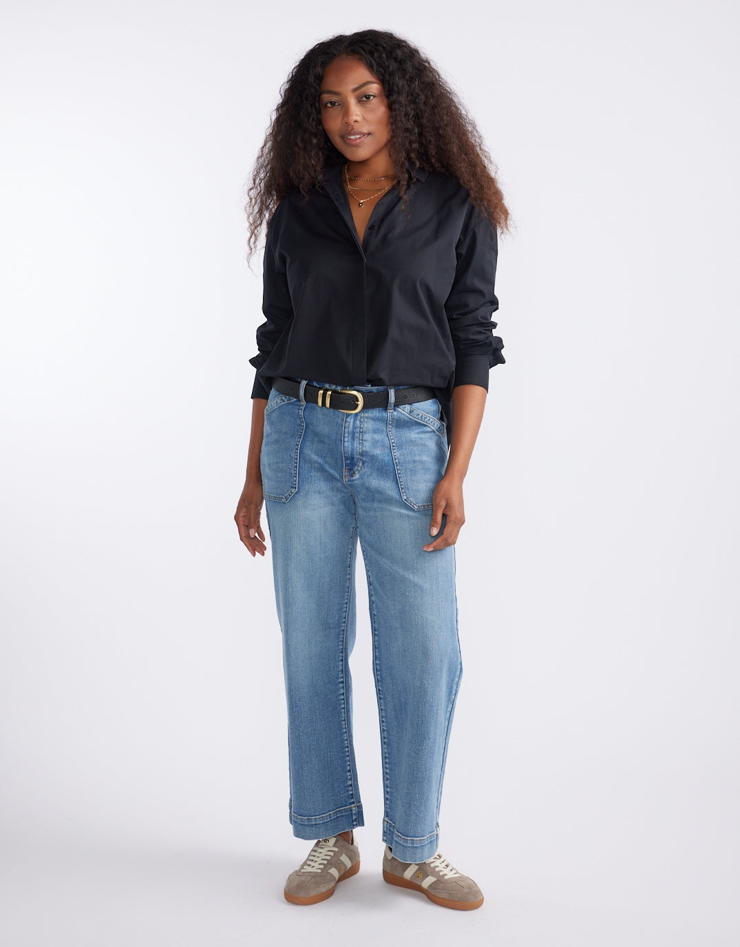 White & Co. Carter Shirt (Black)