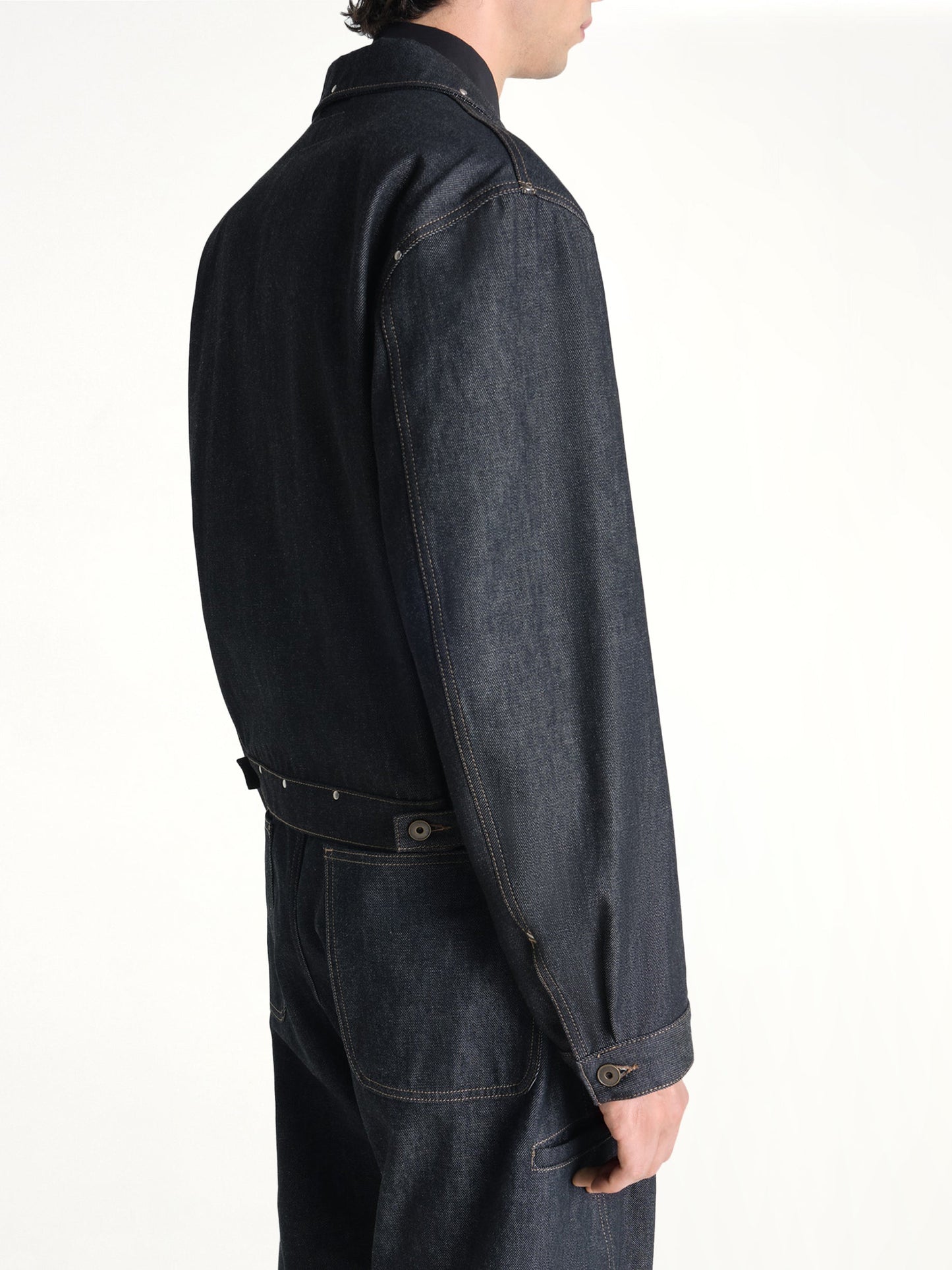 LEMAIRE Trucker Jacket With Studs (Indigo)