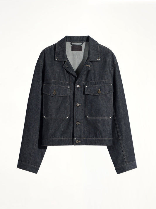 LEMAIRE Trucker Jacket With Studs (Indigo)