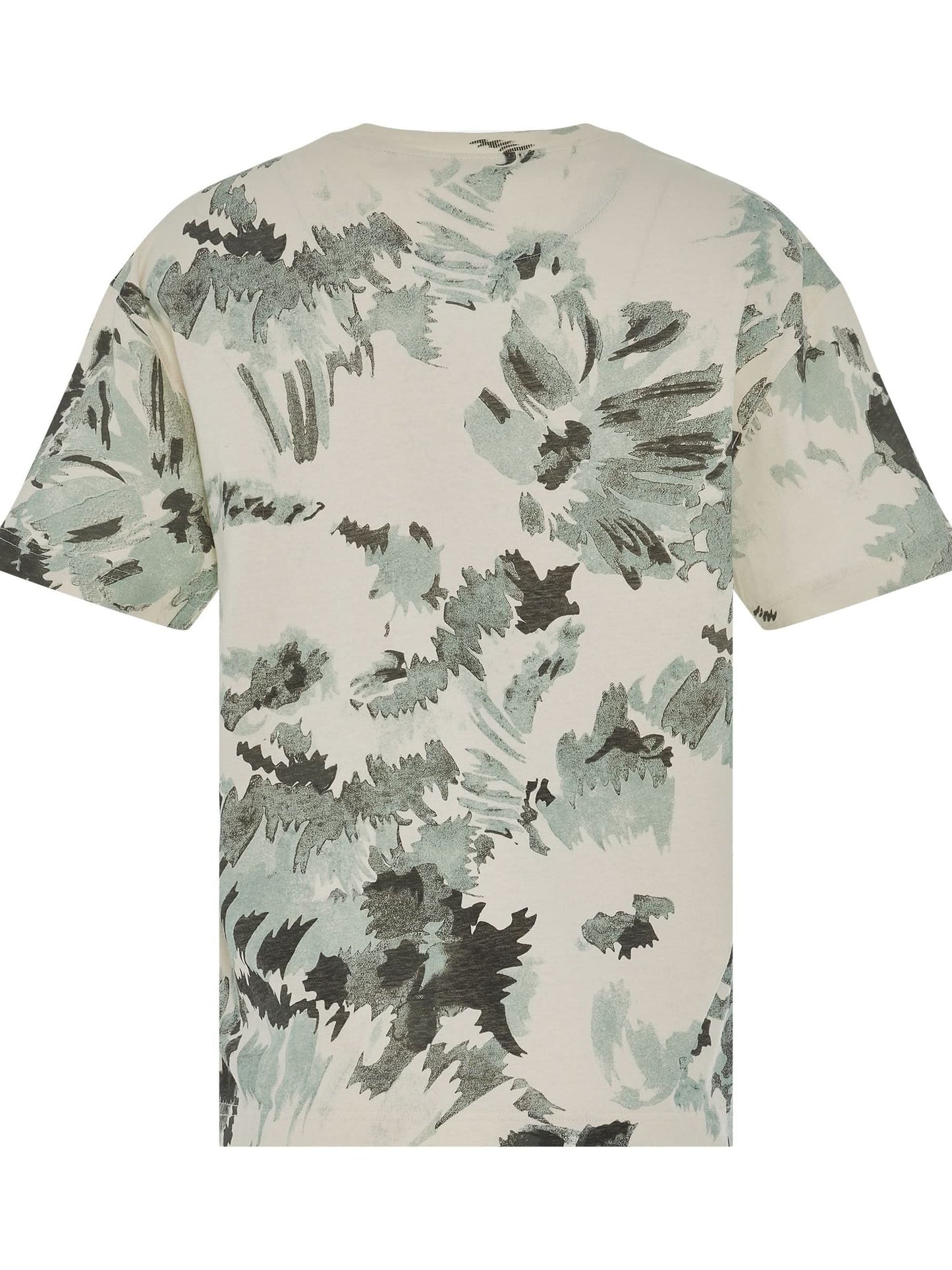 OFF-WHITE Floral Swimming Logo Regular T-Shirt (Multicolor)