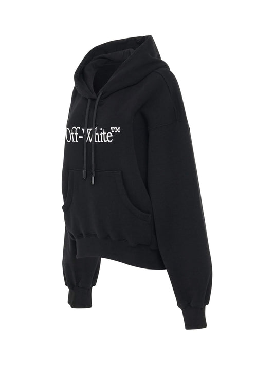 OFF-WHITE Big Logo Bookish Oversize Hoodie (Black)