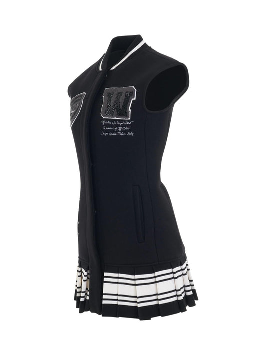 OFF-WHITE Meteor Bling Varsity Dress (Black)