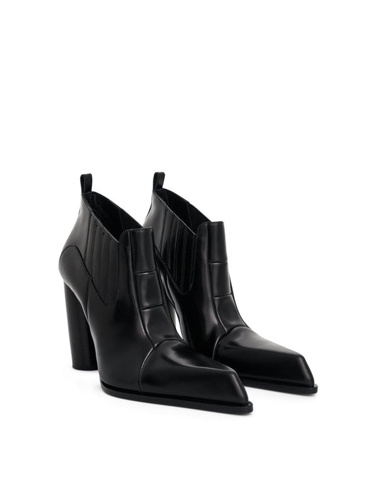 OFF-WHITE Moon Beatle Shade Ankle Boot (Black)