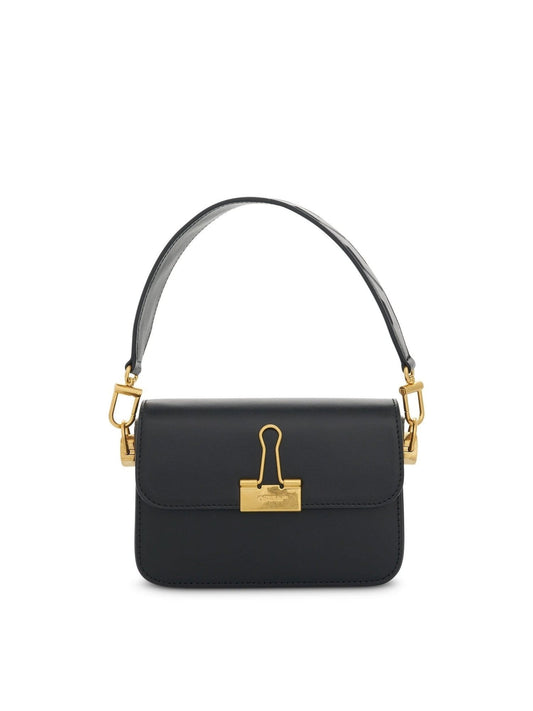 OFF-WHITE Plain Small Binder Shoulder Bag (Black)