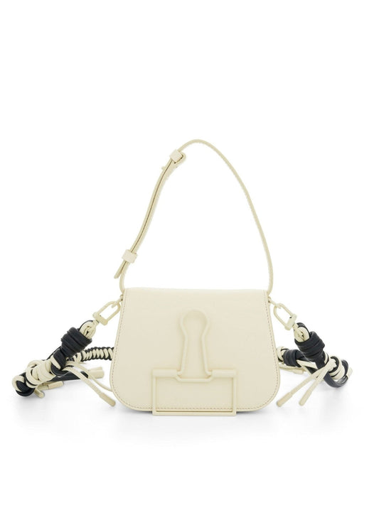 OFF-WHITE Skeleton Binder Crossbody Bag (Beige)
