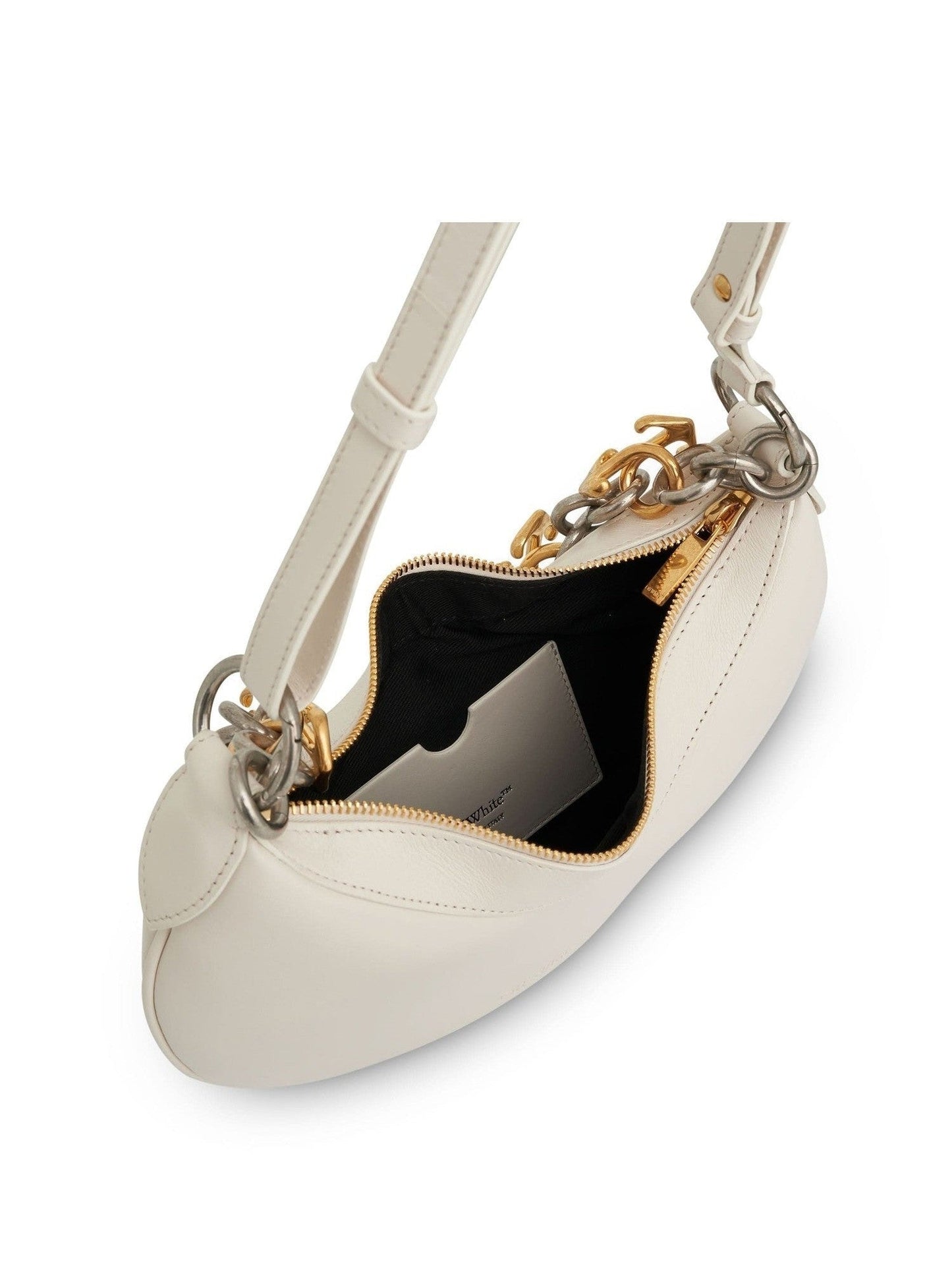 OFF-WHITE Hobo Hemisphere Bag (White)