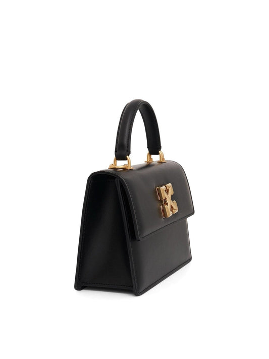 OFF-WHITE Jitney 1.4 Top Handle Bag (Black)