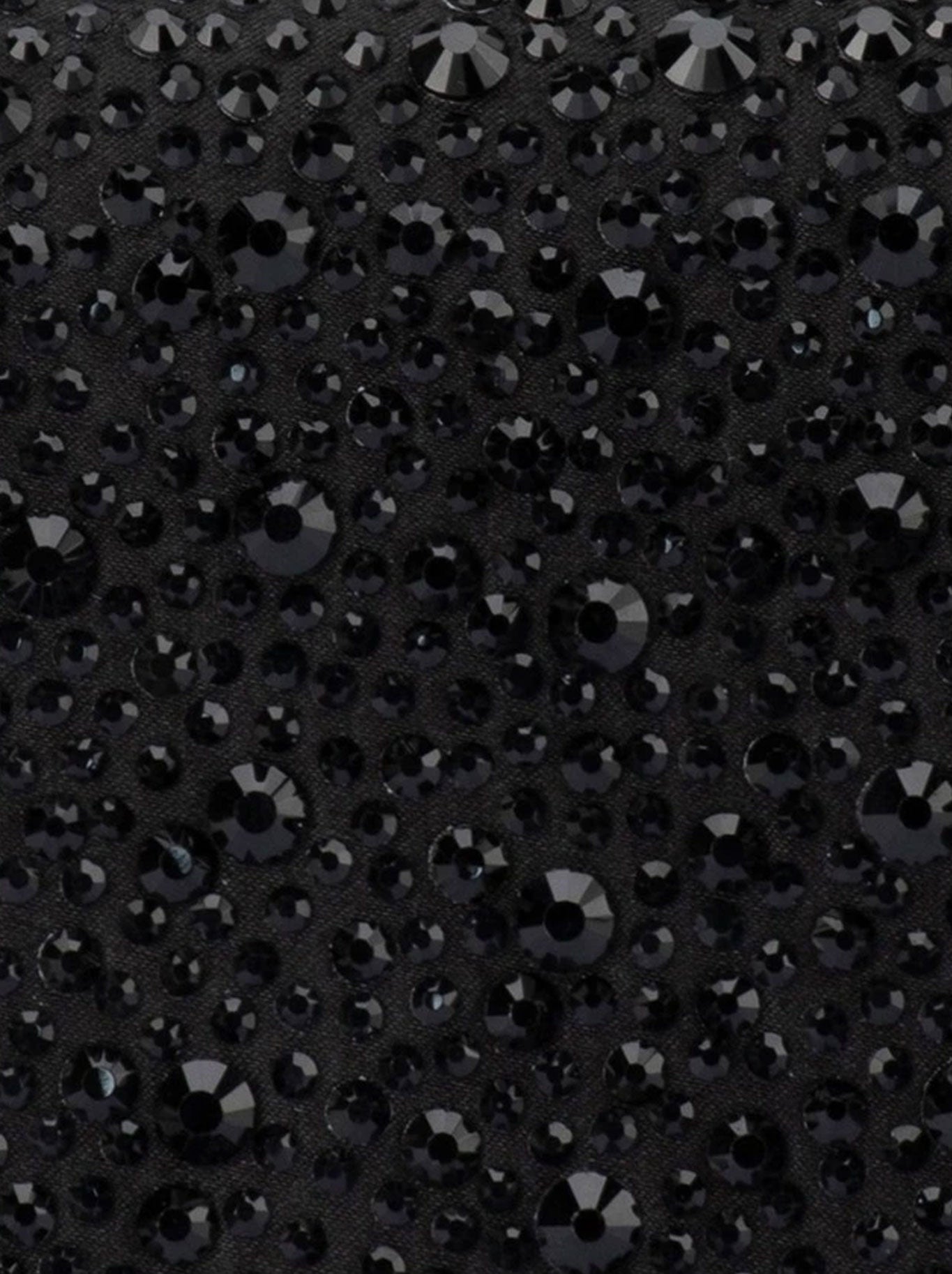 Olga Berg Emma Crystal Clutch (Black)