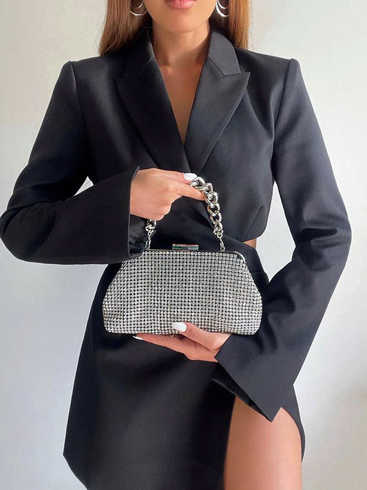 OLGA BERG JERRY CLUTCH (Silver)