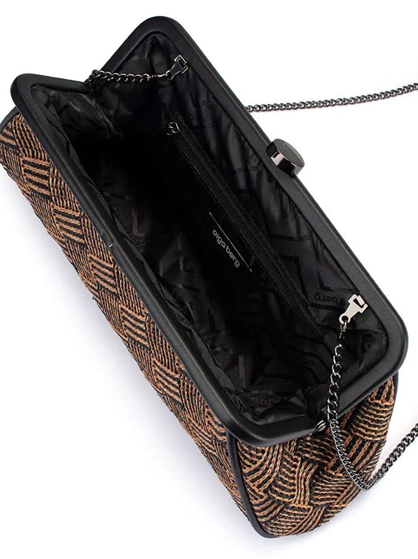 Olga Berg Lois Woven Bag (Natural)