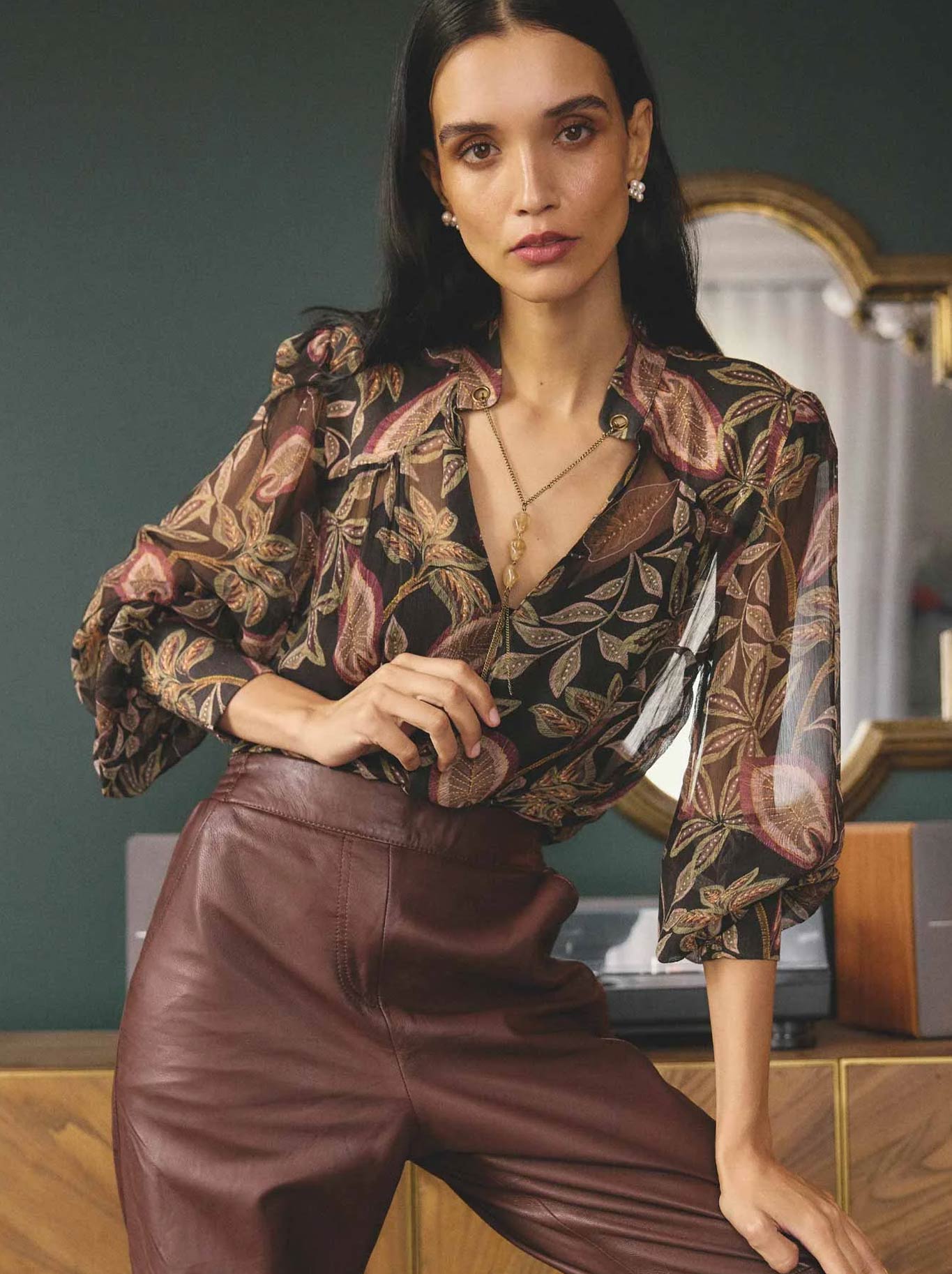 Once Was Freya Shirt (Dark Tropique)