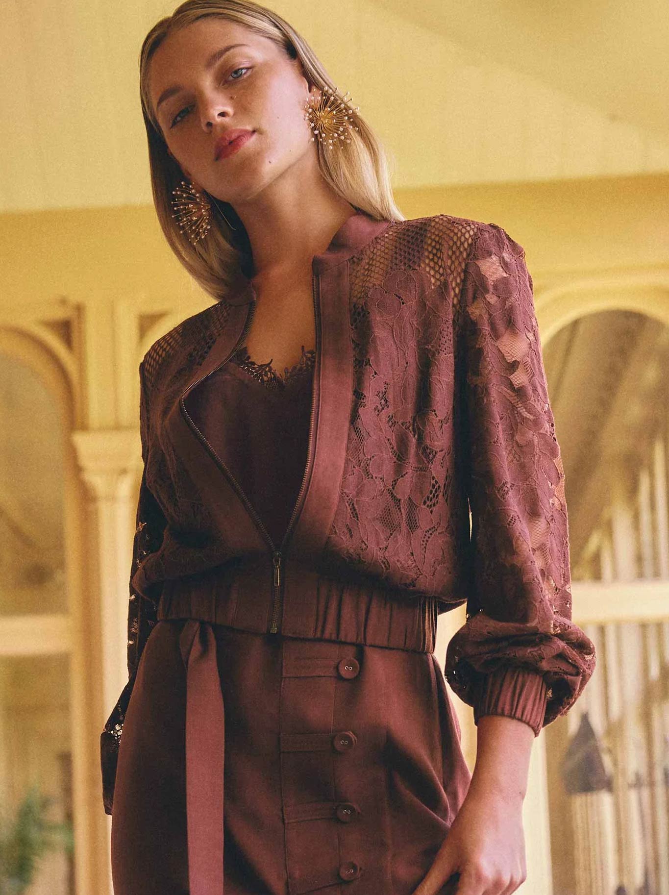 Once Was Solene Bomber (Rosewood)