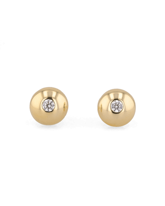 LAVANA Orbit Gold Stud Earrings