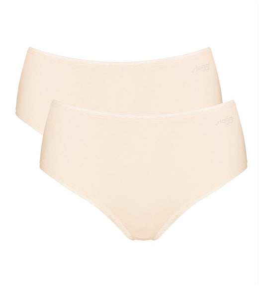 Triumph Sloggi Go High Waist 2 Pack (Fresh Powder)