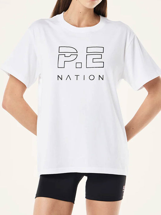 P.E NATION HEADS UP TEE (Black)