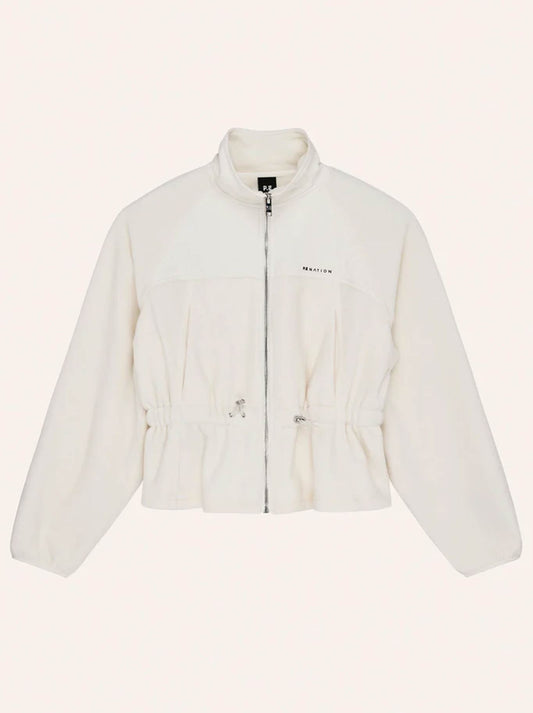 P.E NATION FORM JACKET (Whisper White)