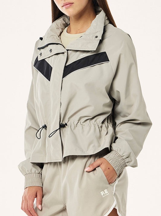 P.E NATION SHELTER JACKET (Biscuit)