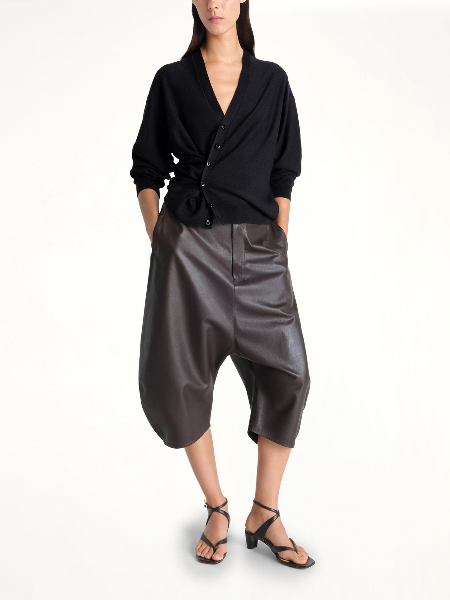 LEMAIRE Twisted Cardigan (Black)