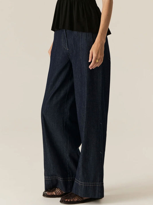 POL CARSEN FULL LENGTH DENIM PANT (Dark Denim)