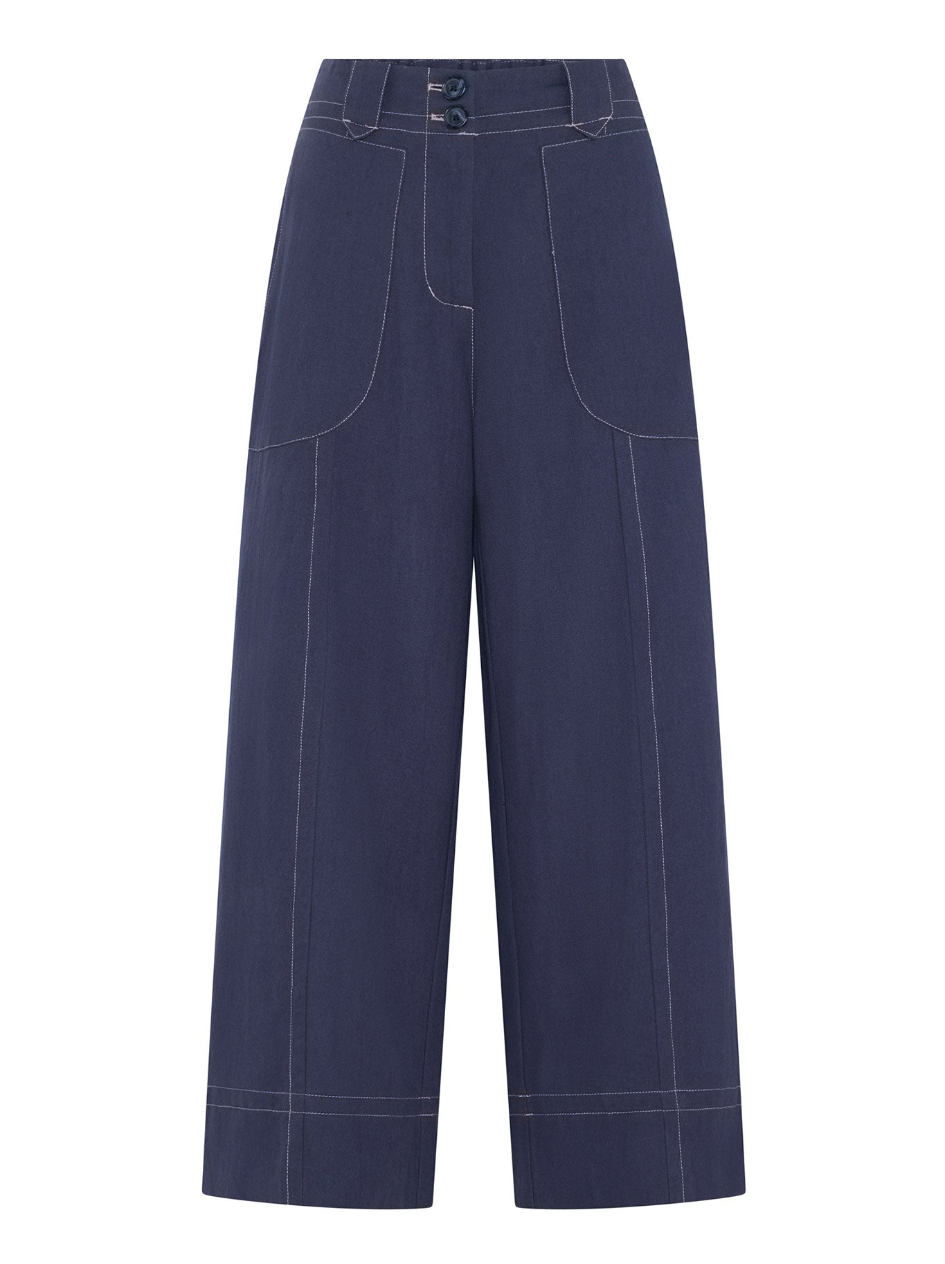 Pol Oskar Cropped Pant (Black)