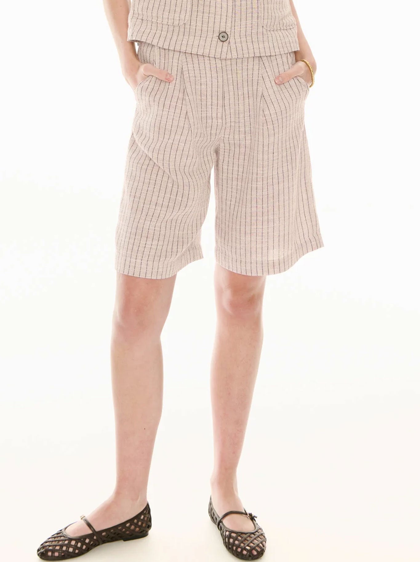 POL MAYA TAILORED SHORT (Red Blue)