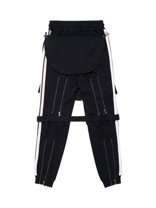 FACETASM Bondage Sweatpants Contrasting Stripe (Black)