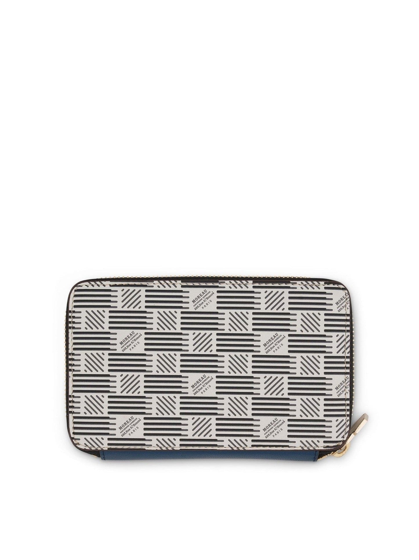 MOREAU Compact Zip Wallet (White)
