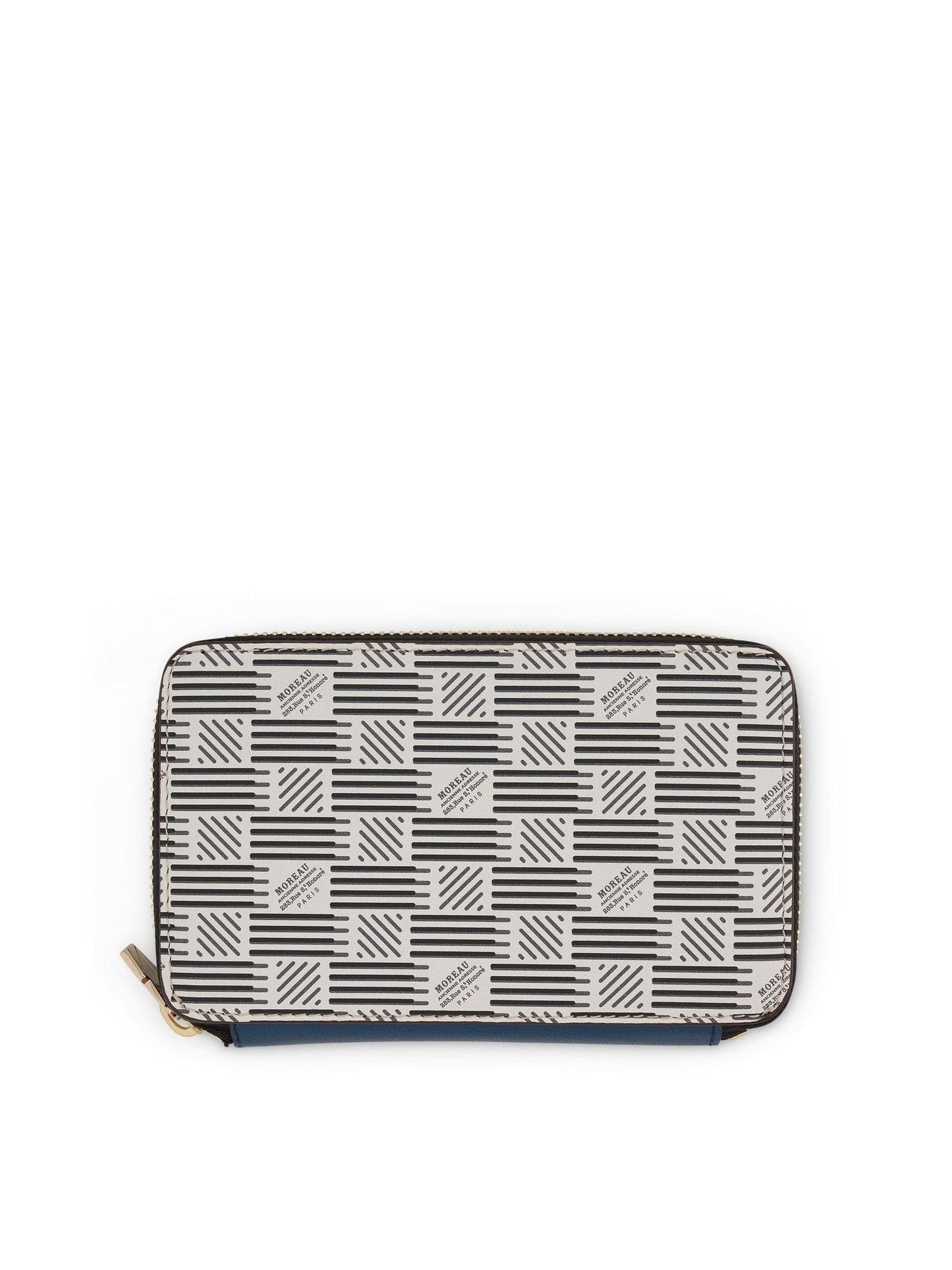 Image of Wallets & Money Clips. Productname: MOREAU Compact Zip Wallet in White colour by brand - MOREAU
