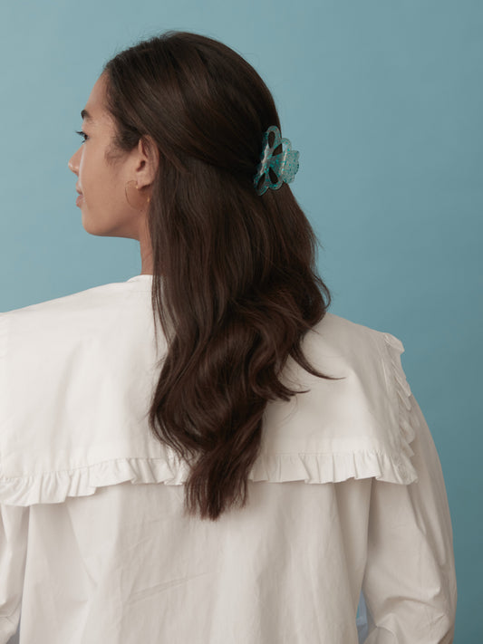 Valet Studio Phoebe Clip Aqua