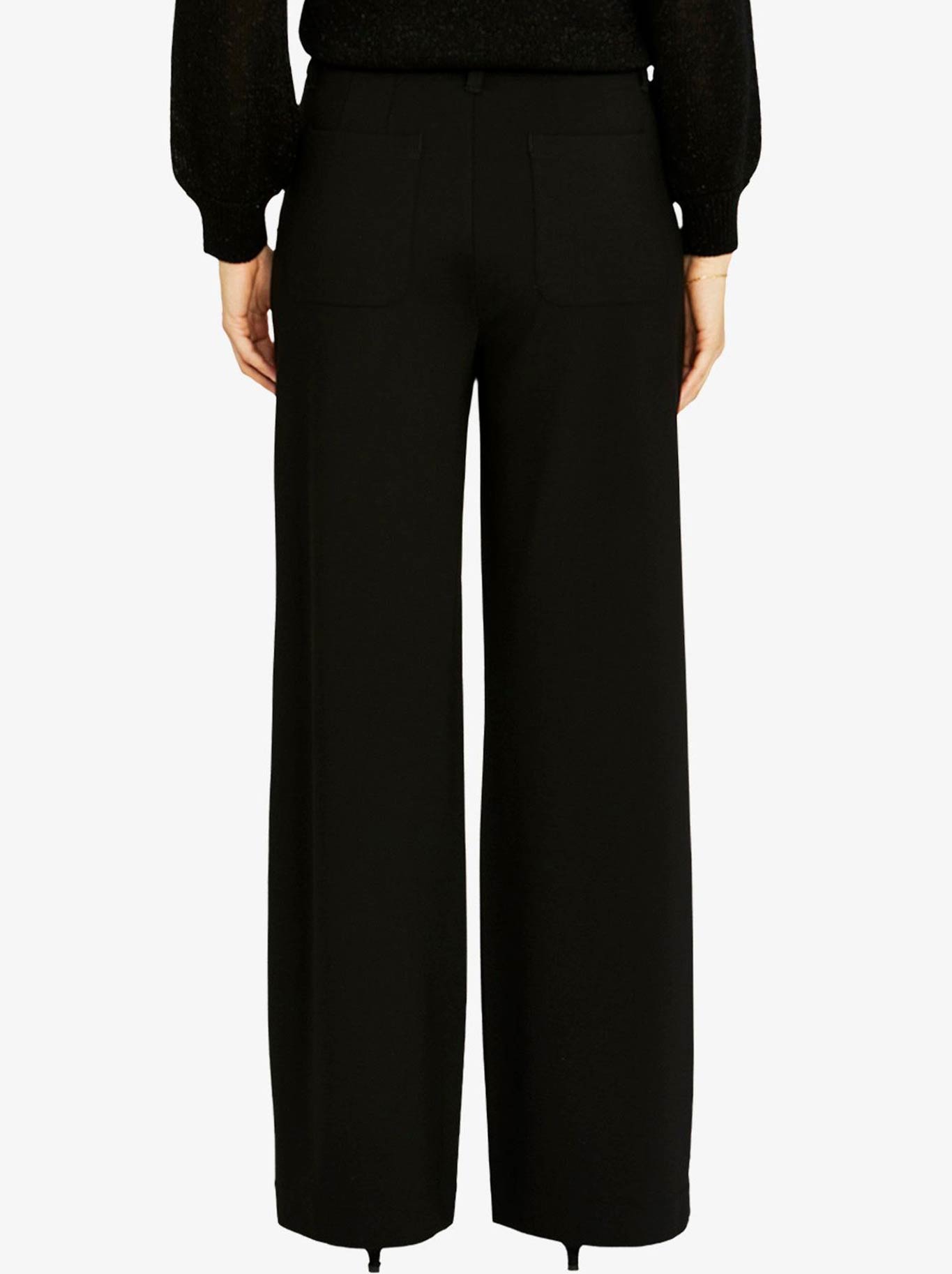 PINGPONG PONTE WIDE LEG PANT (Black)