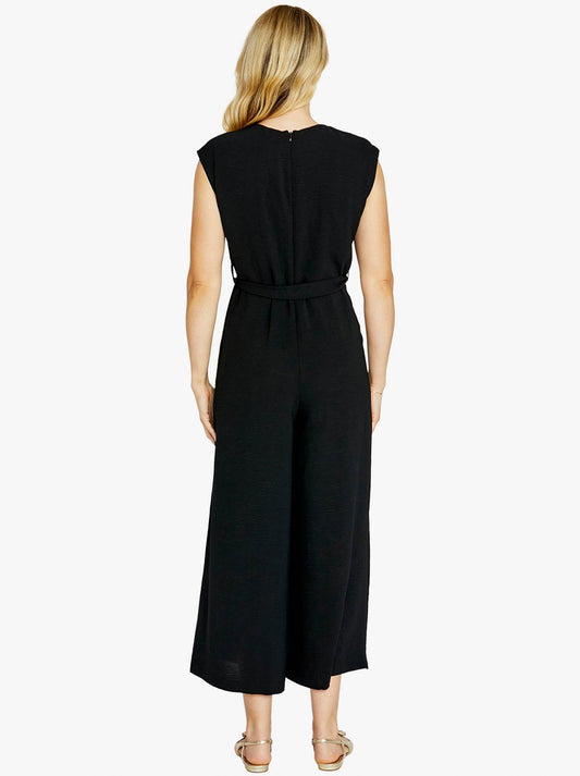 PINGPONG AVERY WRAP JUMPSUIT (Black)