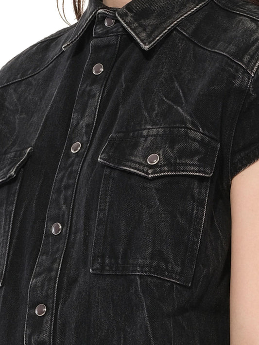 GIVENCHY Podium Short Sleeve Tops (Black)