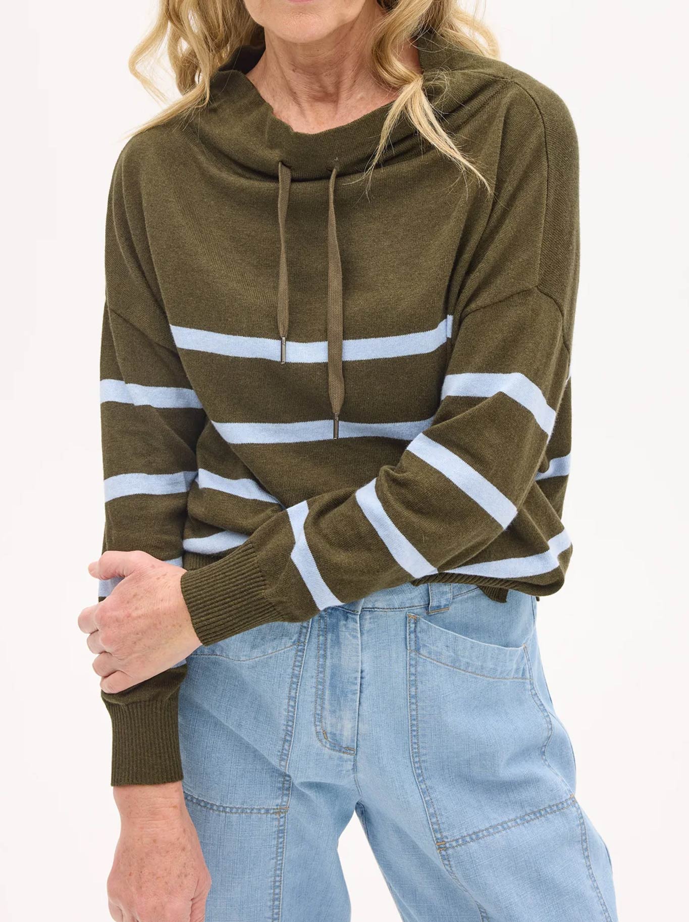 POL ROWAN DRAWCORD KNIT (Berry Pink)