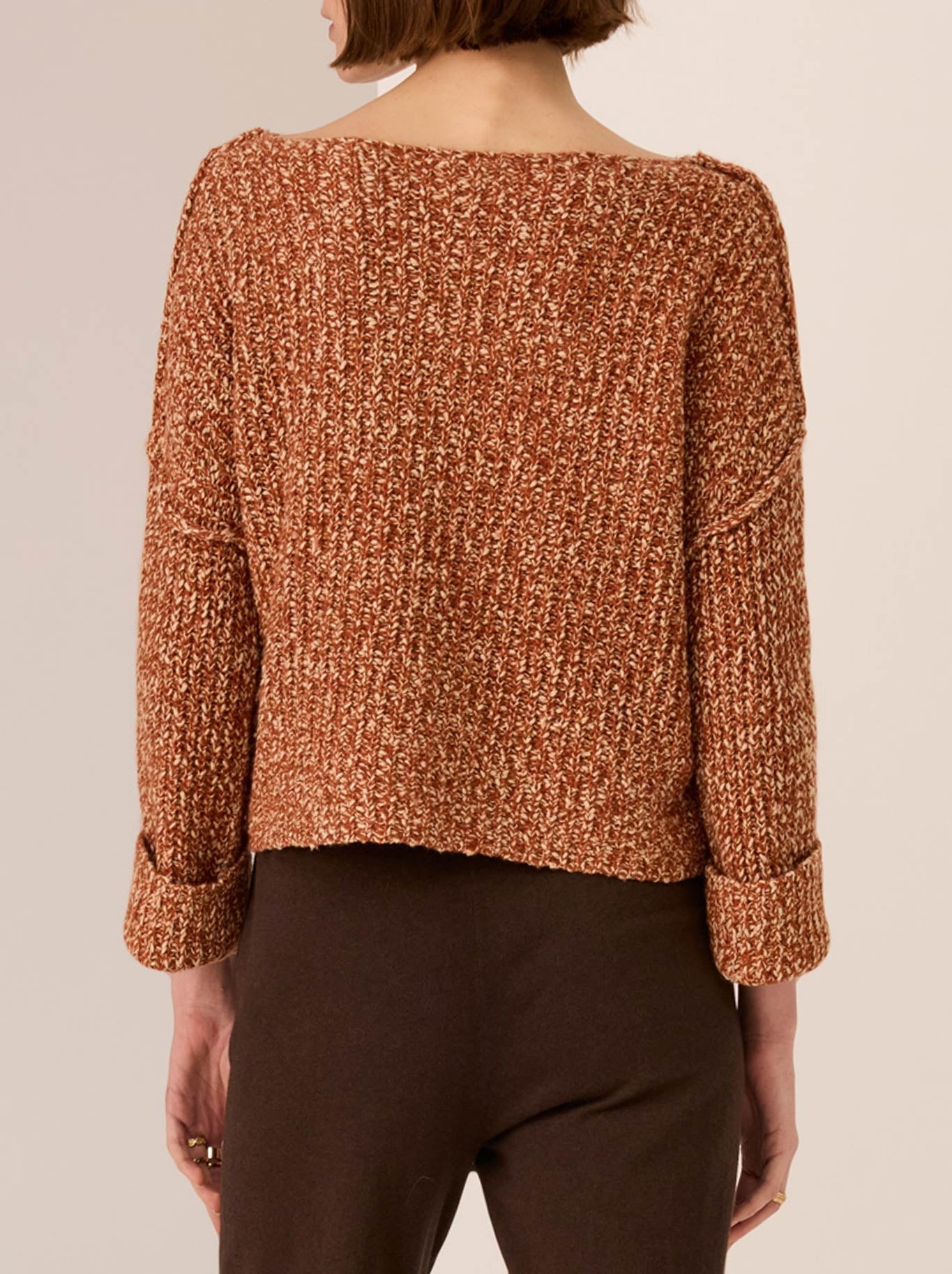 POL ASPEN BOBBLE KNIT (Toffee)