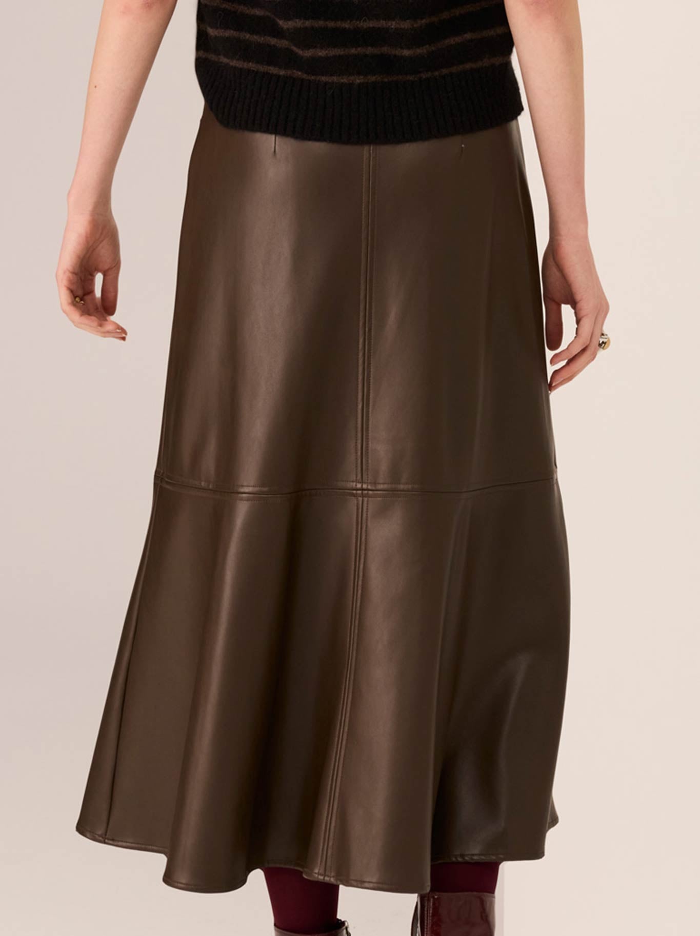 POL HUGO SKIRT (Chocolate)
