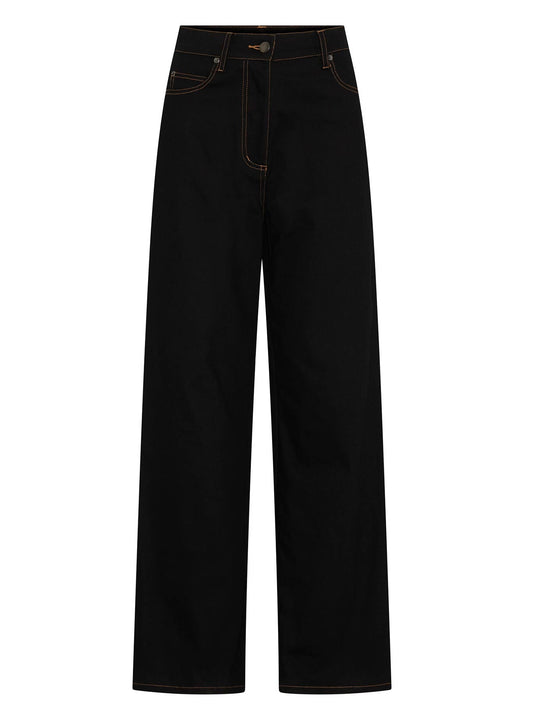 POL LANA WIDE LEG JEAN (Black)