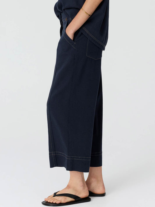 Pol Anise Crop Pant (Ink)