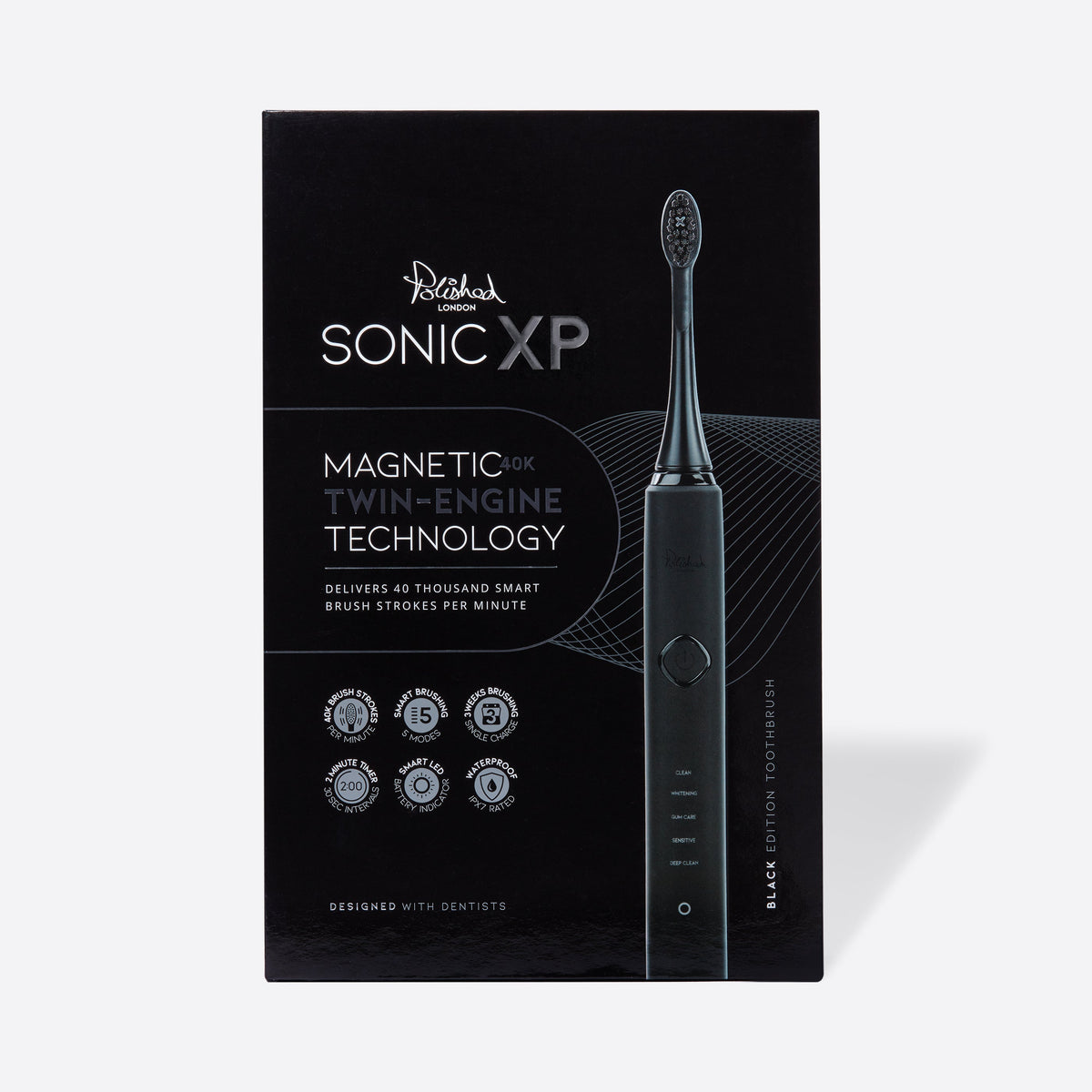 Polished London Sonic Xp Toothbrush – Black
