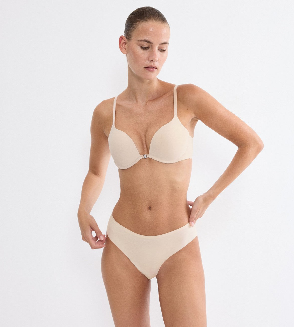 Triumph Pure Micro Push-Up Bra (Cameo Beige)