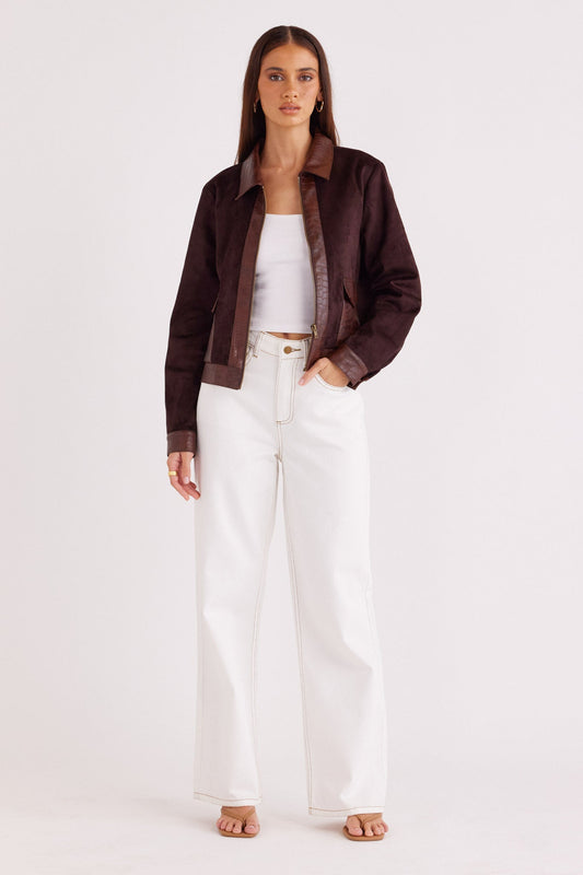 SNDYS ROE JACKET (Chocolate)