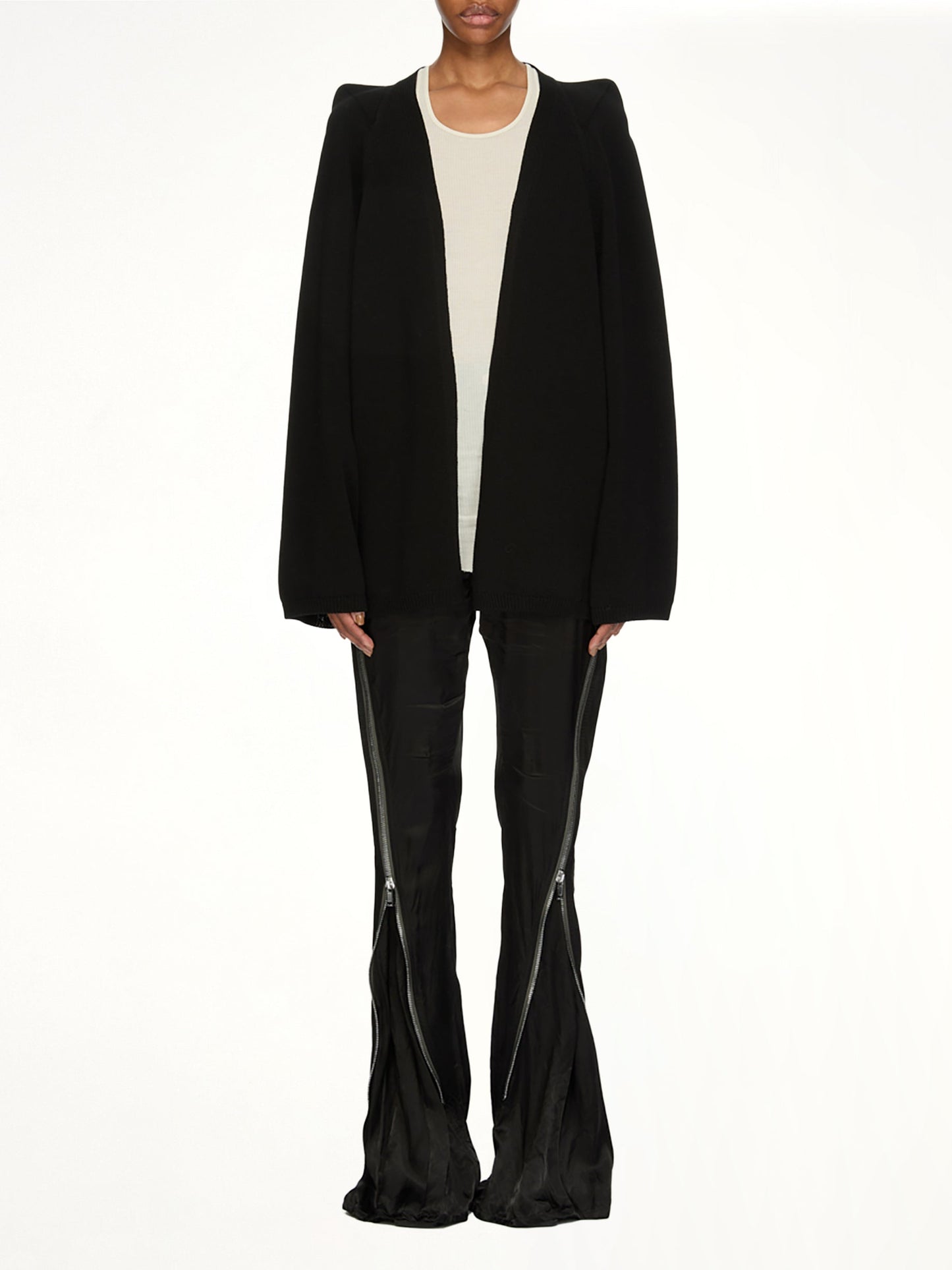 RICK OWENS Con V Top (Black)