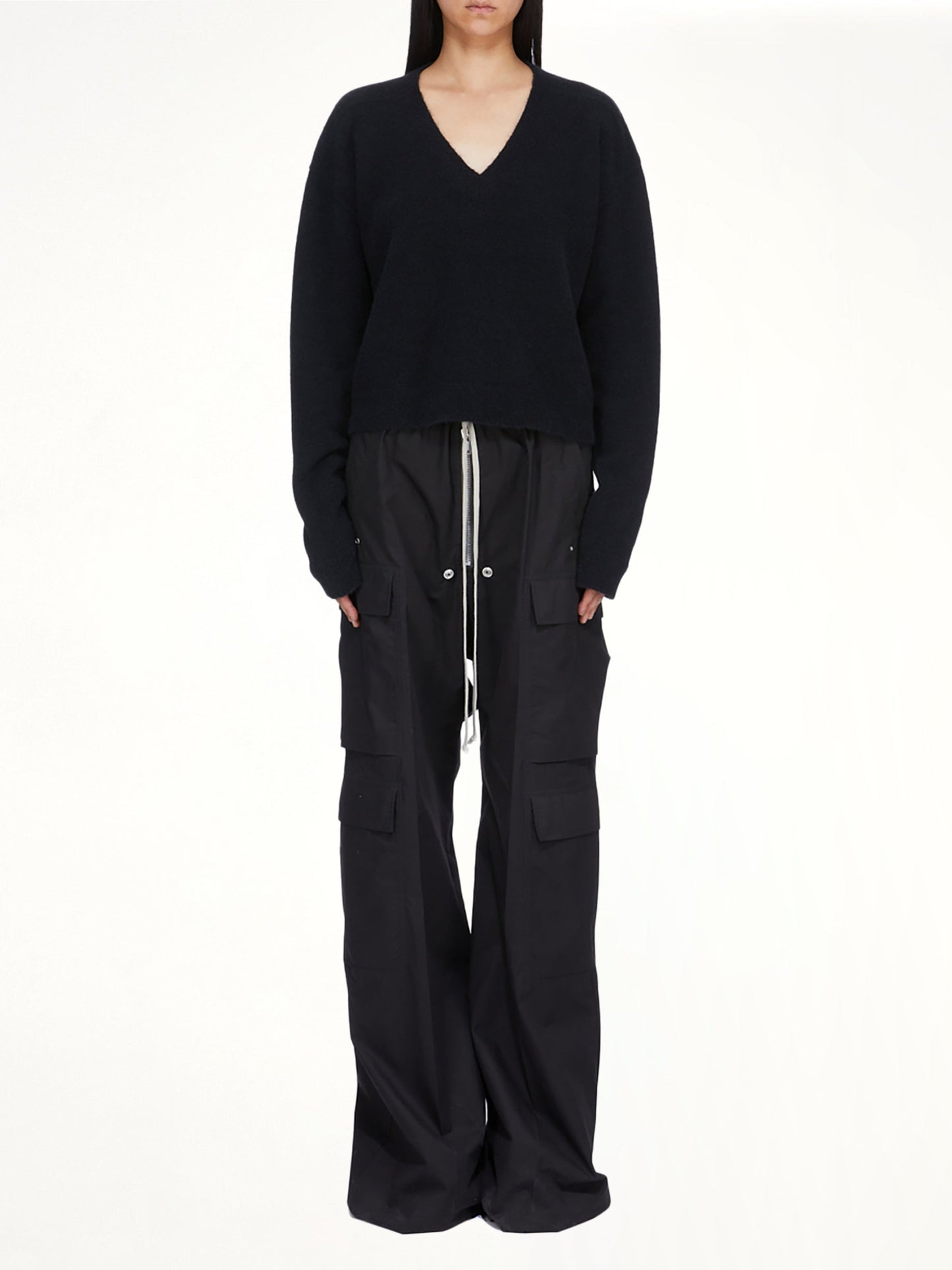 RICK OWENS Tommy V Neck (Black)