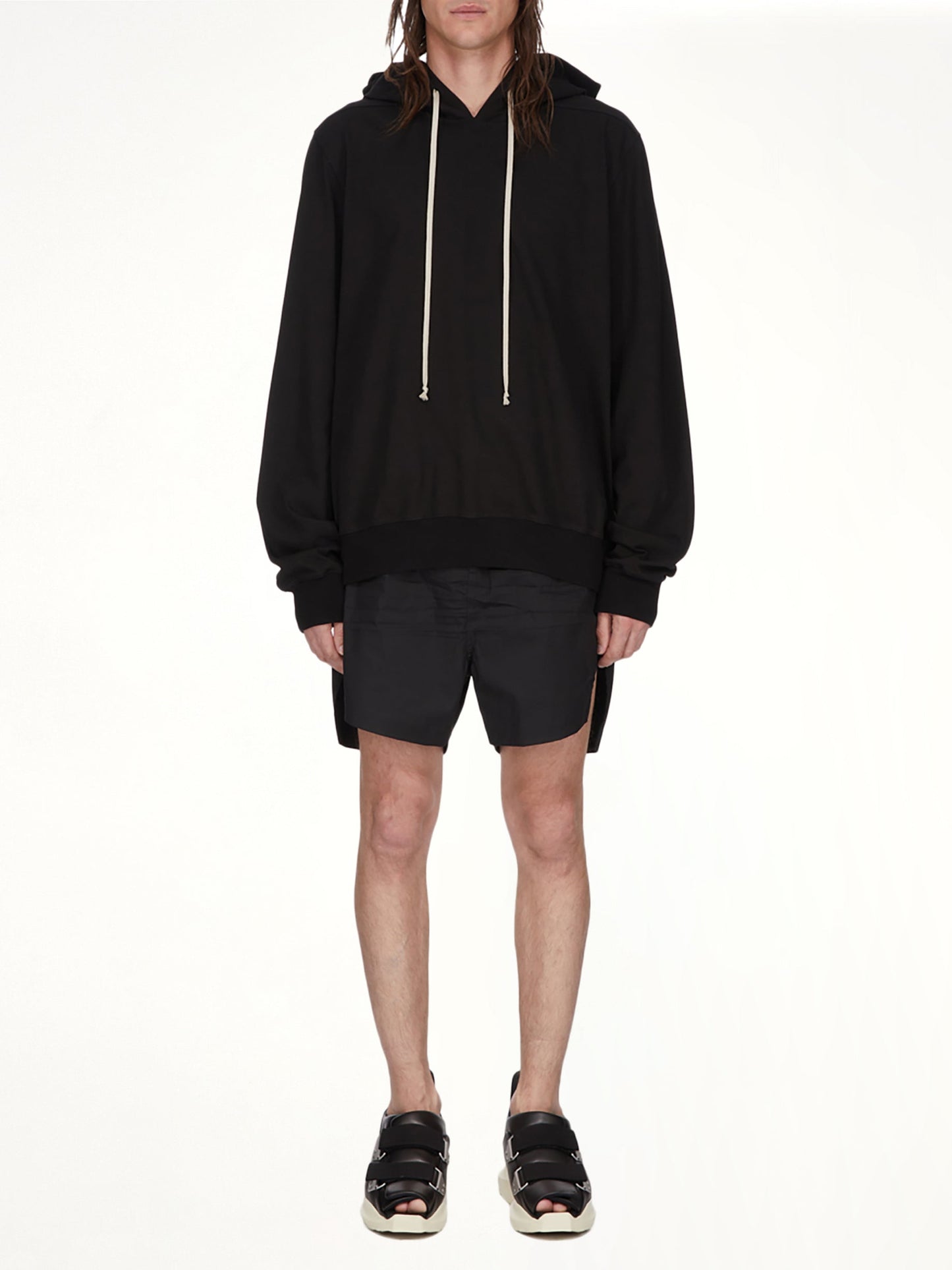 RICK OWENS Pullover Hoodie (Black)