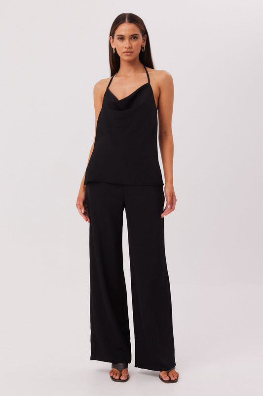 SNDYS RUE COWL TOP (Black)