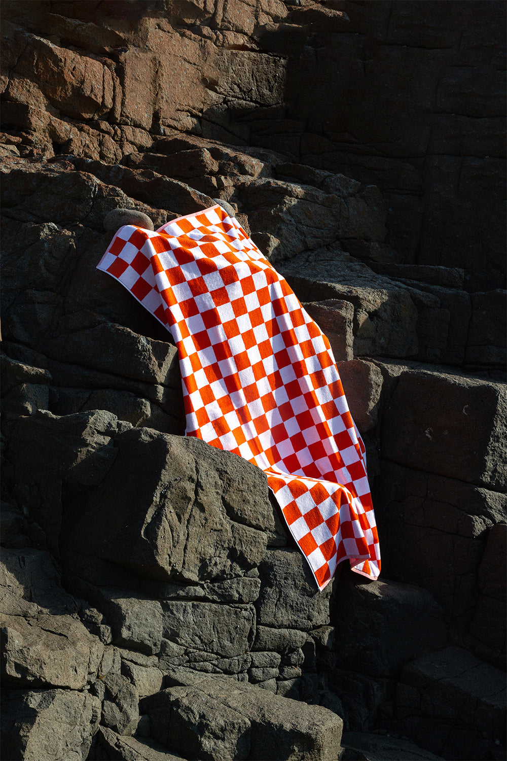 Blanca Studio TOWEL SET BIG CHECK (Orange)