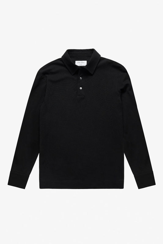 Anthony Squires Raffa Knitted Polo (Black)